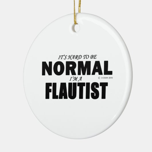 Normalflutist Keramikornament (Links)