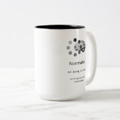 Normalisieren Sie das Fehlen einer Stellungnahme Zweifarbige Tasse (VorderseiteRechts)