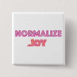 Normalisieren Sie die Blasen des rosa Glitzer. Button