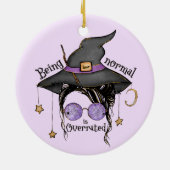 Normalität ist überbewertet keramik ornament (Hinten)