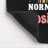 Normalize Sitivity Rainbow Funny Saying Motivation Mousepad (Ecke)