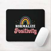 Normalize Sitivity Rainbow Funny Saying Motivation Mousepad (Mit Mouse)