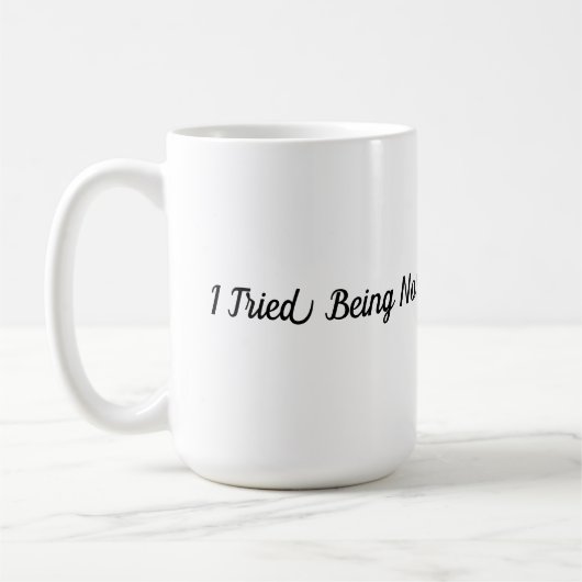 Normalsein ist erschöpfend Tasse (Links)