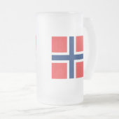 Normalweg Mattglas Bierglas (VorderseiteRechts)