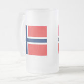 Normalweg Mattglas Bierglas (Vorderseite Links)