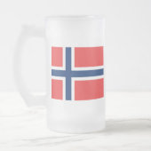 Normalweg Mattglas Bierglas (Links)