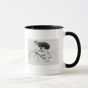 Norman Anderson Side View of Racing Bicycle Tasse