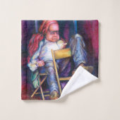 Norman bezieht sich auf den Zeichn in Seinem Schla Badhandtuch Set (Waschlappen)