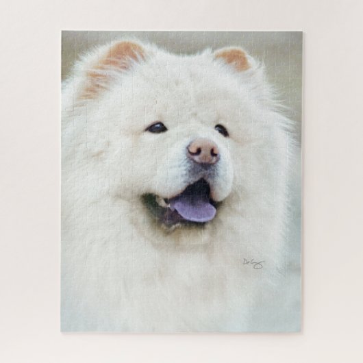 Norman Cream Chow Chow Jigsaw Puzzle (Vertikal)
