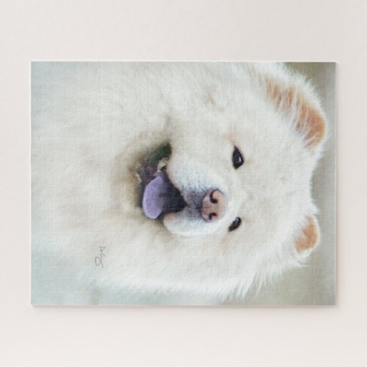 Norman Cream Chow Chow Jigsaw Puzzle (Horizontal)