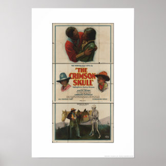 Norman Fil Co präsentiert das Krimson Skull Poster