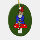 Norman Gnome Keramik Keramik Ornament (Hinten)