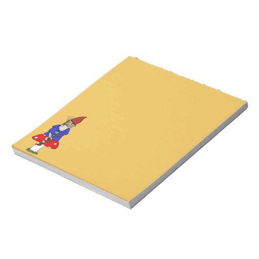 Norman Gnome Notepad Notizblock (Rotiert)