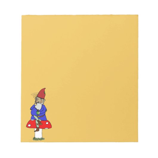 Norman Gnome Notepad Notizblock (Vorderseite)