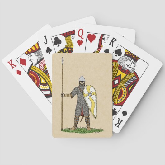 Norman Knight Circa 1066 Spielkarten (Rückseite)