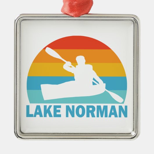 Norman North Carolina Kayak Ornament Aus Metall (Vorne)