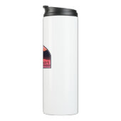 Norman North Carolina Red Sunrise Lake Thermosbecher (Nach rechts gedreht)