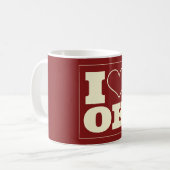 Norman (OK) Football Watch Party Kaffeetasse (Vorderseite Links)