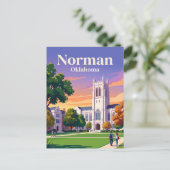 Norman, Oklahoma Postkarte (Stehend Vorderseite)