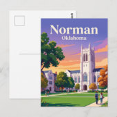 Norman, Oklahoma Postkarte (Vorne/Hinten)