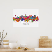 Norman Oklahoma Skyline Poster (Küche)