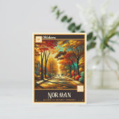 Norman, Oklahoma | VINTAG Postkarte (Stehend Vorderseite)