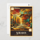 Norman, Oklahoma | VINTAG Postkarte (Vorne/Hinten)
