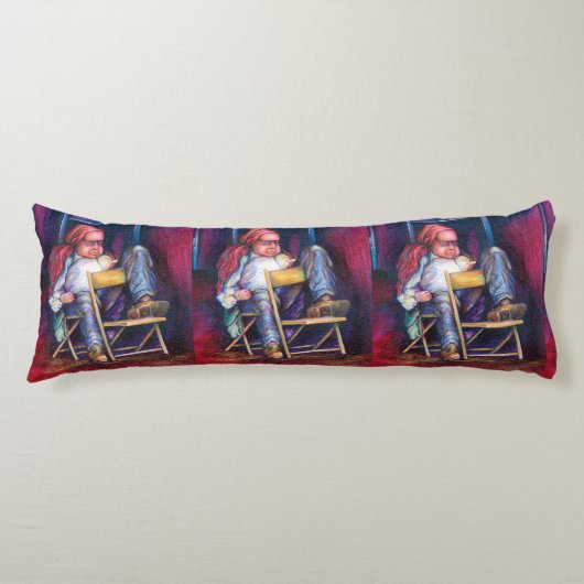 Norman Perfers Zeichne in Seinem Schlaf Seitenschläferkissen (Vorderseite)