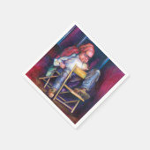 Norman Perfers Zeichne in Seinem Schlaf Serviette (Ecke)