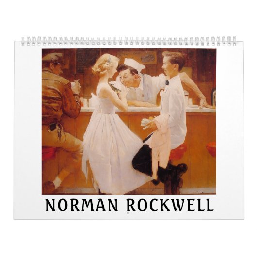 Norman Rockwell Art Vintage Wall Calendar Kalender (Titelbild)