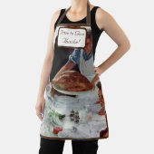 Norman Rockwell Mit Monogramm Erntedank Schürze (InSitu)