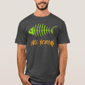 Norman-See Fischerei Fischbein Geschenk erschütter T-Shirt (Vorderseite)