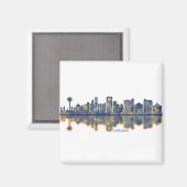 Norman Skyline Magnet (Vorderseite/Rückseite)