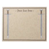 Norman Sword Notizblock (Vorderseite)