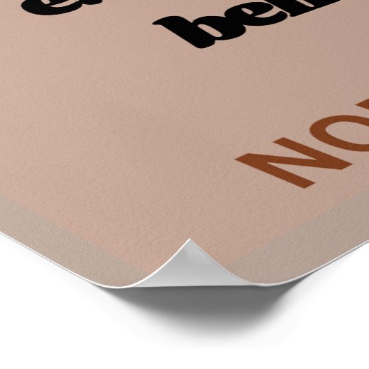 Norman Vincent Peale Zitat Poster (Ecke)