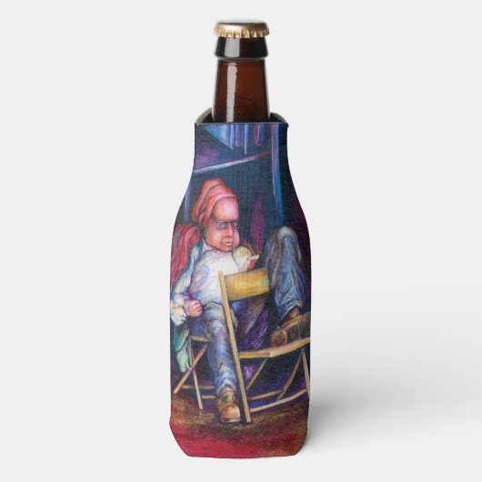 Norman zeichne lieber in seinem Schlaf Flaschenkühler (Flaschenvorderseite)