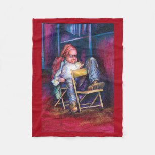 Norman zeichne lieber in seinem Schlaf Fleecedecke