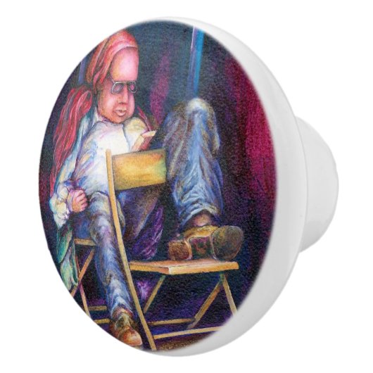 Norman zeichne lieber in seinem Schlaf Keramikknauf (Rechts)