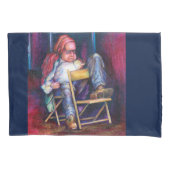 Norman zeichne lieber in seinem Schlaf Kissenbezug (Vorderseite)