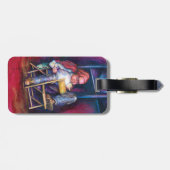 Norman zieht es vor, in Seinem Schlaf Zeichnen Gepäckanhänger (Rückseite horizontal)