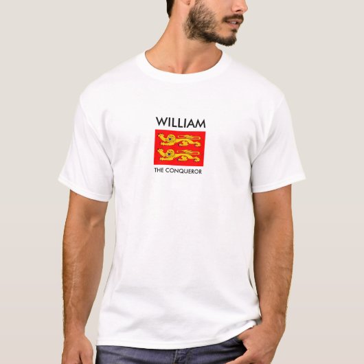 "NORMAND LEOPARDS FAHNE WILLIAM THE CONQUEROR" T-Shirt (Vorderseite)