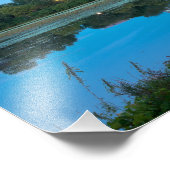 Normandale See und Gebäude Fotodruck (Ecke)