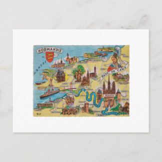 Normandie alte Karte