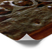 Normandie arbeitet an der Holztür Poster (Ecke)