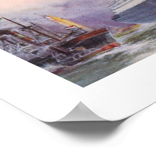 Normandie der französischen Linie Poster (Ecke)