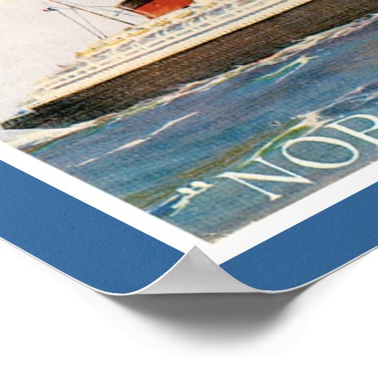 Normandie der französischen Linie Poster (Ecke)