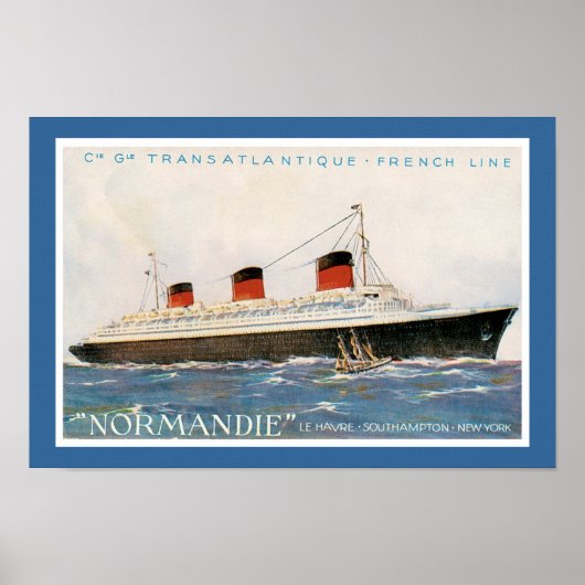 Normandie der französischen Linie Poster (Vorne)