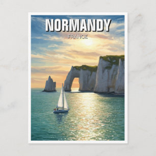 Normandie Frankreich Étretat Klippen Postkarte