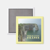 Normandie Frankreich Magnet (Vorderseite/Rückseite)