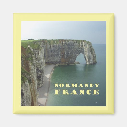 Normandie Frankreich Magnet (Vorne)
